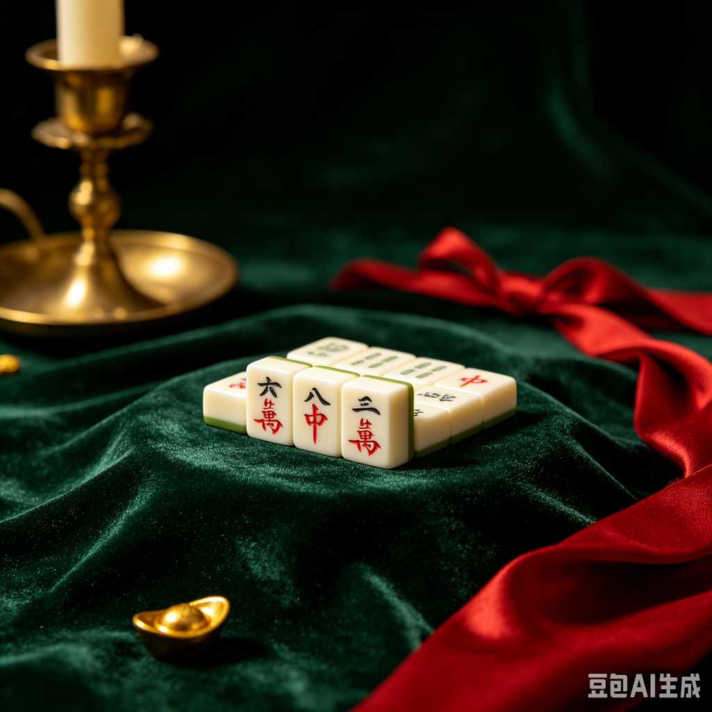 vivid color print mahjong set